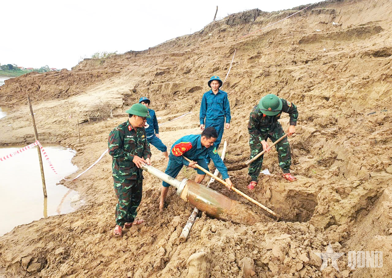 Nghệ An: Hủy nổ quả bom nặng 340kg sót lại sau chiến tranh